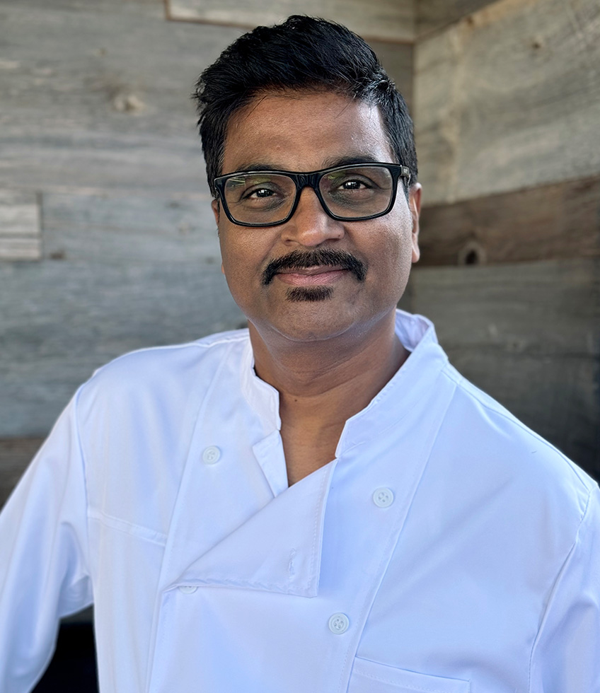 Patson Massey - the Chef of Massey's Fine Indian Cuisine